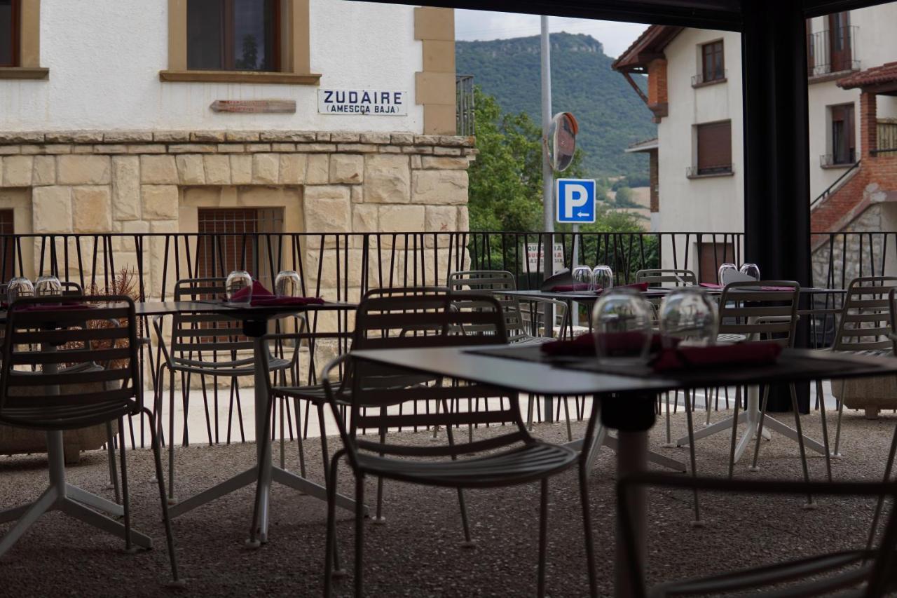 Hostal Restaurante Ibaisek Zudaire Extérieur photo